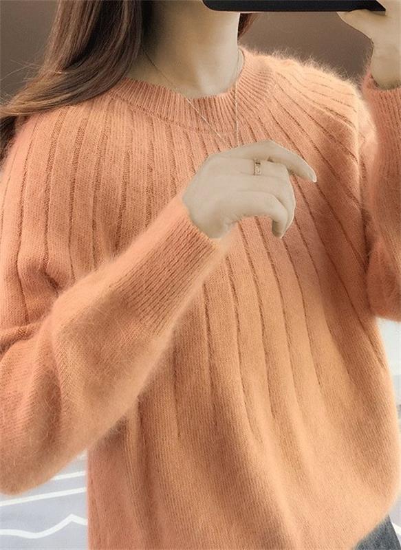 Thea Cashmere Sweater for Women – Gentle, Luxurious Sweater with a Classic Fit for Fall and Winter