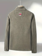 Yolanda Men's Outdoor Fleece Jacket – Plush, Lightweight Warmth with a Protective Collar