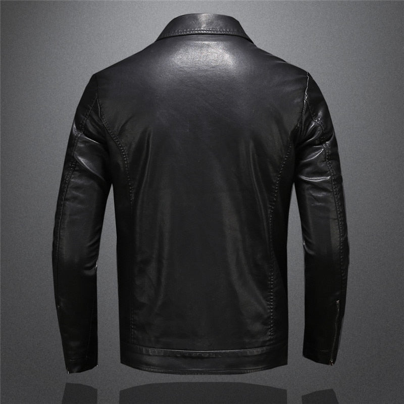 Quinn Men's Premium Leather Jacket – Timeless Style, Built to Last & Refined