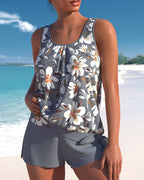 Dashiell Women's Tankini – Cozy 2-Piece Swimsuit with Padded Cups & Flattering Fit