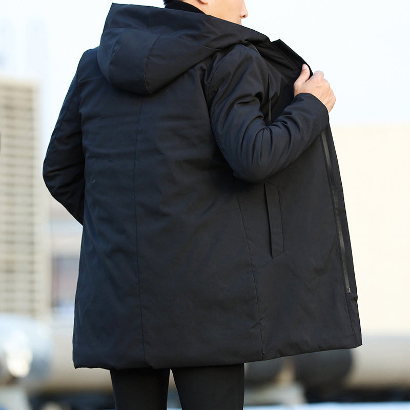 Bellamy Men's Winter Jacket – Long, Waterproof with Adjustable Hood & Insulated Lining