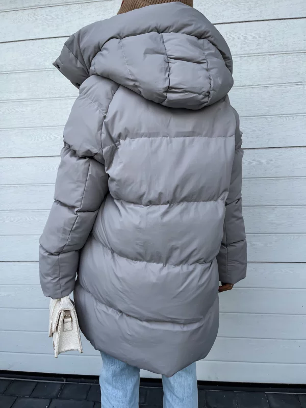 Corinne Women's Winter Coat – Cozy, Thick with Built-In Hood & Zip Closure