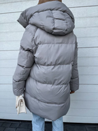 Corinne Women's Winter Coat – Cozy, Thick with Built-In Hood & Zip Closure