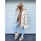 Corinne Women's Winter Coat – Cozy, Thick with Built-In Hood & Zip Closure