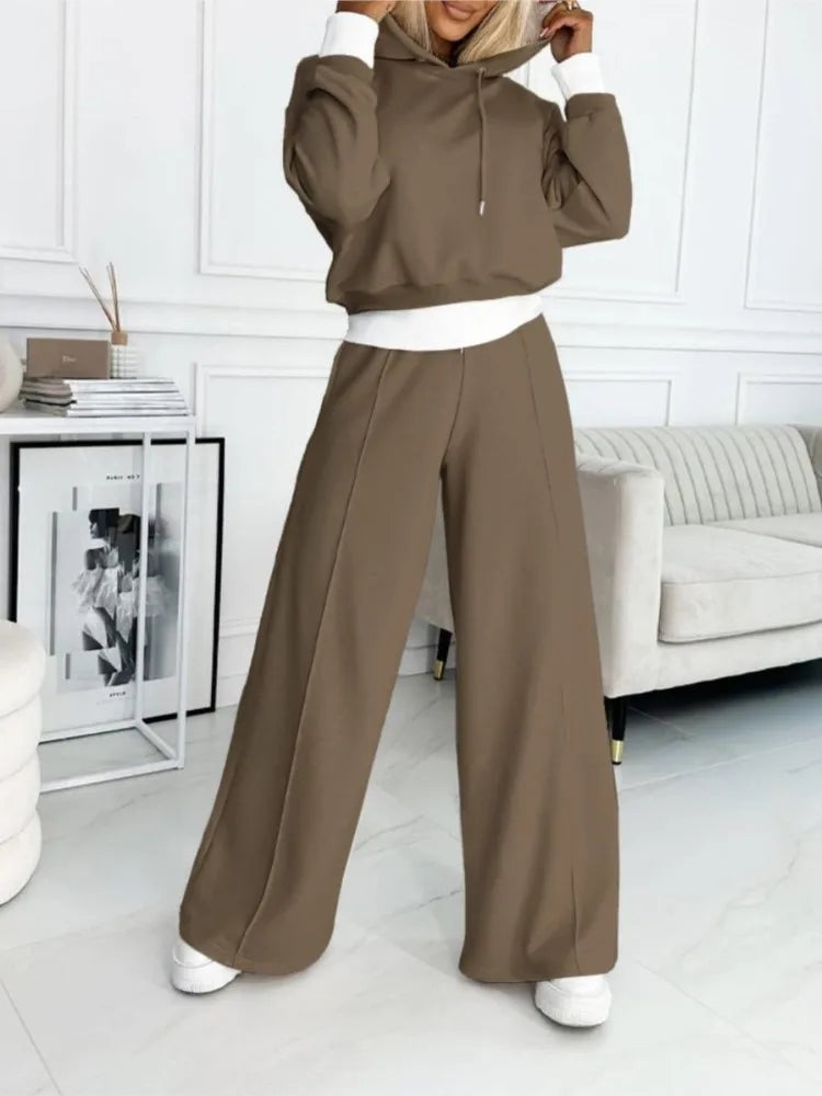 Harlow Women's 2-Piece Set – Relaxed-Fit Loungewear with Matching Top & Trousers