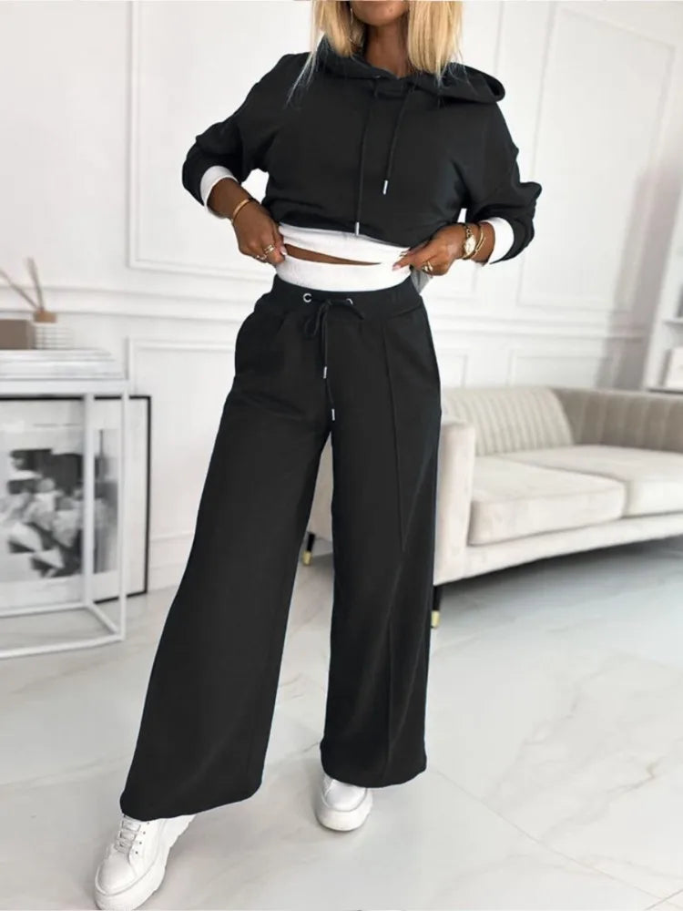 Harlow Women's 2-Piece Set – Relaxed-Fit Loungewear with Matching Top & Trousers
