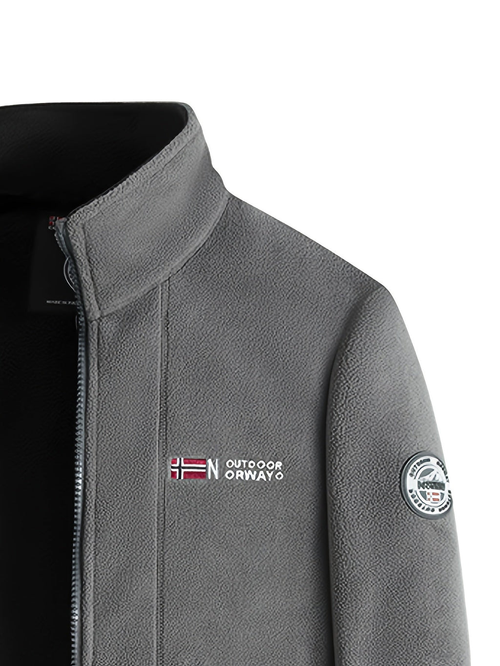 Yolanda Men's Outdoor Fleece Jacket – Plush, Lightweight Warmth with a Protective Collar