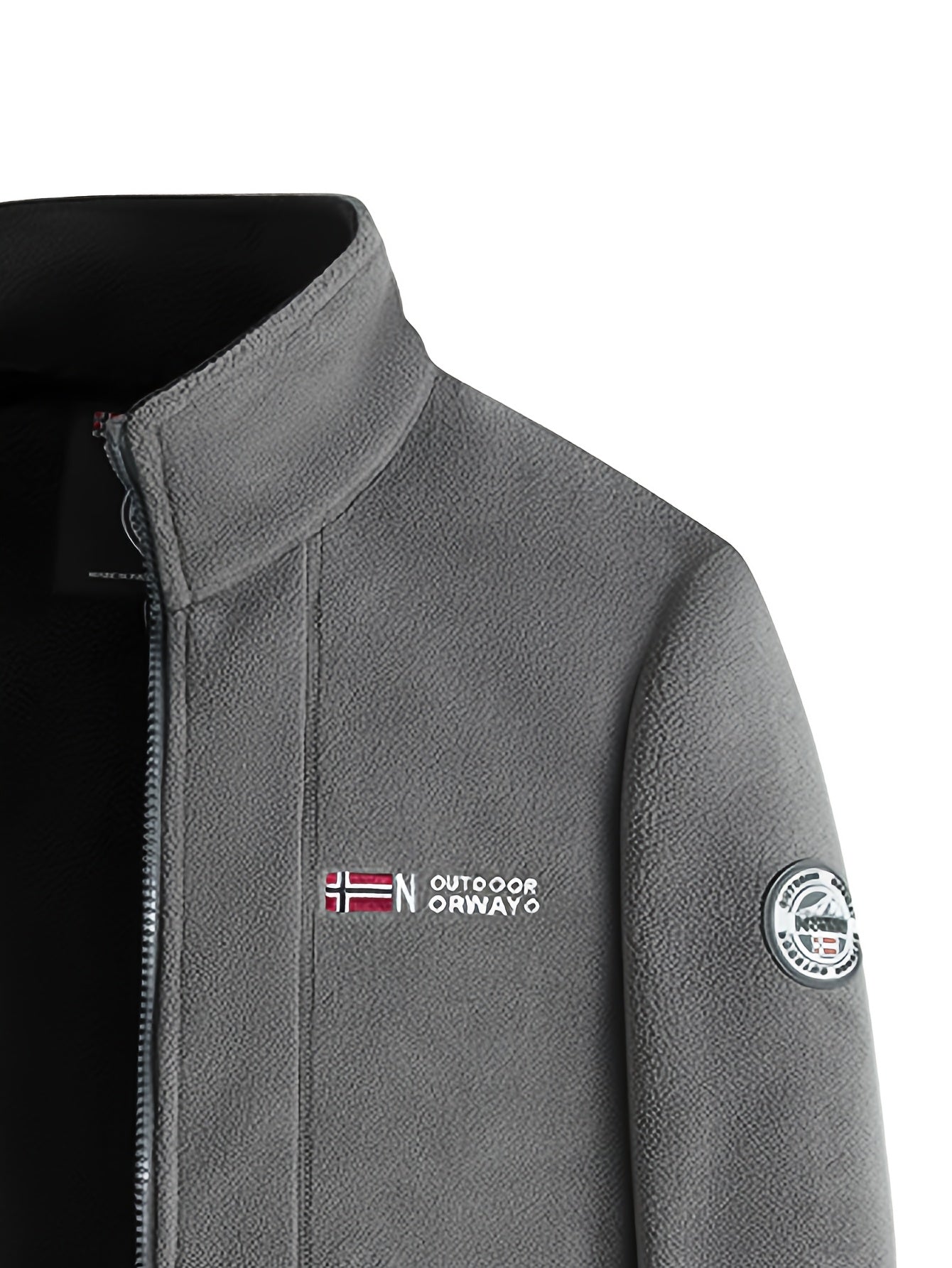 Yolanda Men's Outdoor Fleece Jacket – Plush, Lightweight Warmth with a Protective Collar