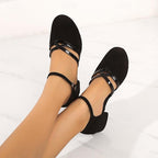 Tamsin Dance Shoes for Women – Comfy Latin & Ballroom Sandals with a Sturdy Heel