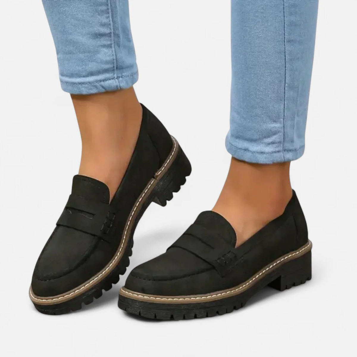 Ulysses Women's Loafers – Cozy Shoes with Arch Support & Refined Style