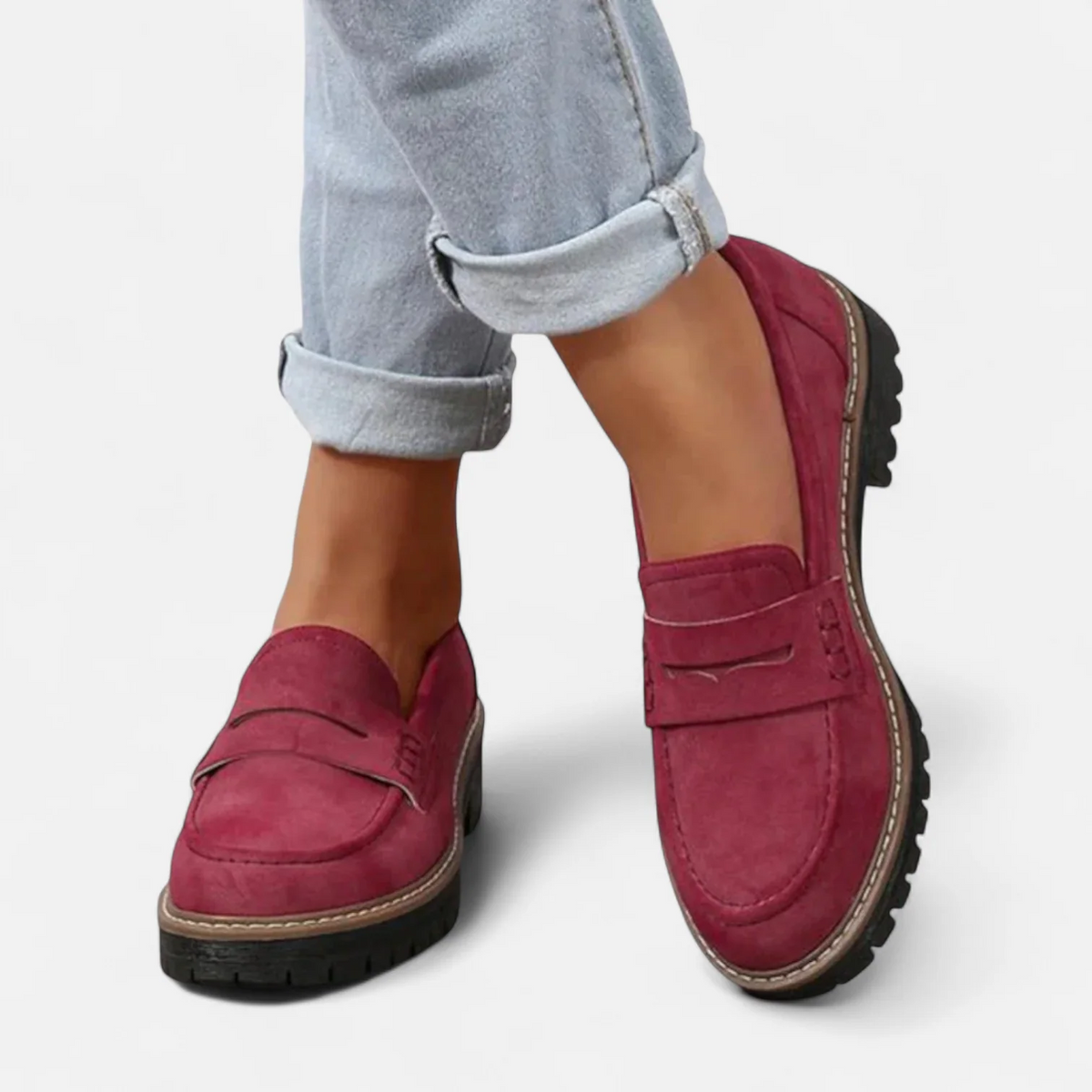 Ulysses Women's Loafers – Cozy Shoes with Arch Support & Refined Style