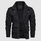 Pruitt Bomber Jacket for Men – Cozy Pilot-Style Jacket with Fleece Lining & Mandarin Collar
