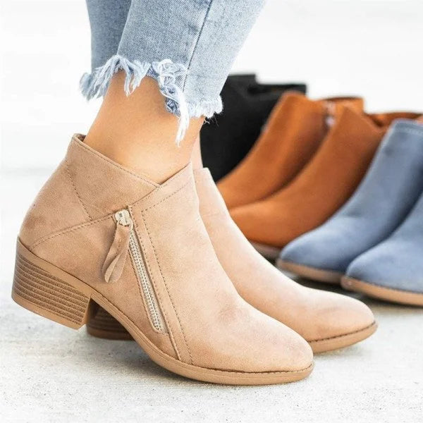 Griffin Women's Boots – Cozy Leather, Arch Support & Perfect Posture