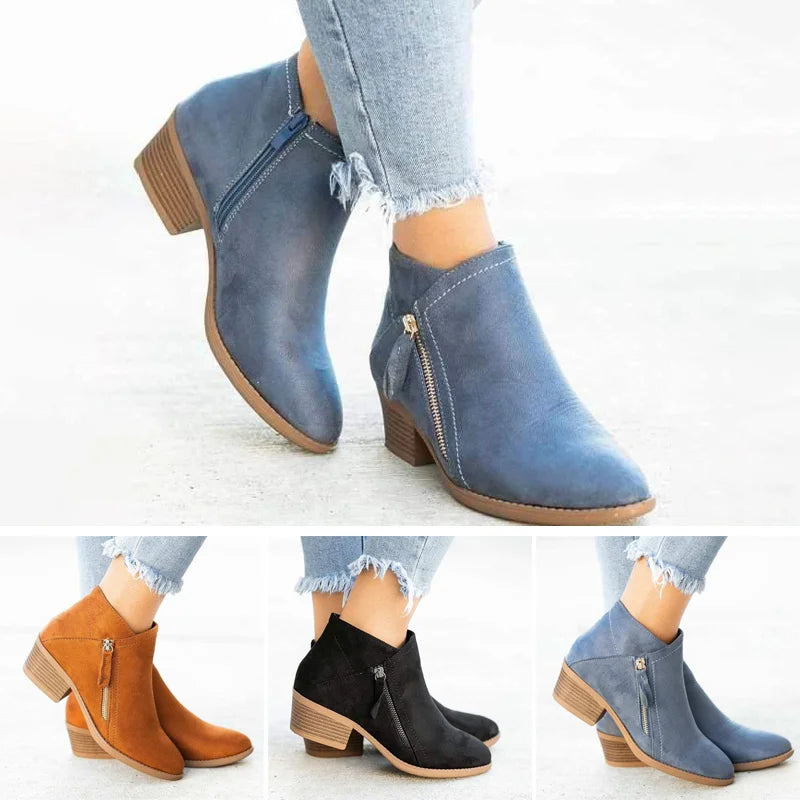 Griffin Women's Boots – Cozy Leather, Arch Support & Perfect Posture