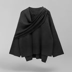 Persia Women's Poncho – Asymmetric Wool Design, Chic and Perfect for Winter Warmth
