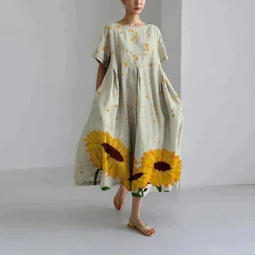 Nolan Women's Dress – Refined Floral Print, Breathable Comfort & Easy Fit