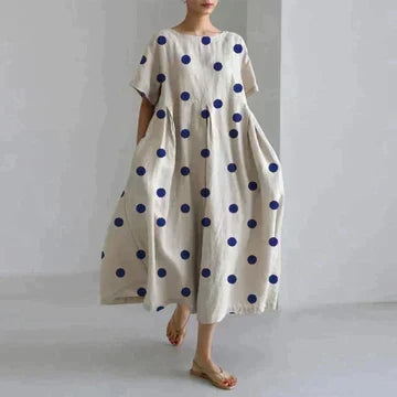 Nolan Women's Dress – Refined Floral Print, Breathable Comfort & Easy Fit
