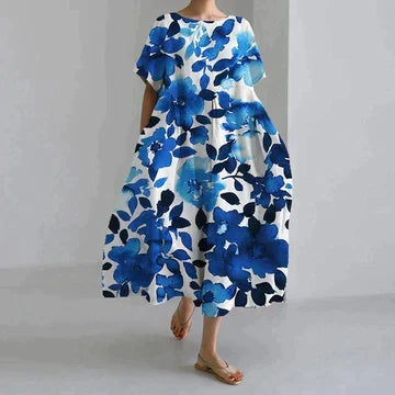 Nolan Women's Dress – Refined Floral Print, Breathable Comfort & Easy Fit