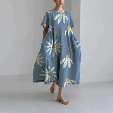 Nolan Women's Dress – Refined Floral Print, Breathable Comfort & Easy Fit