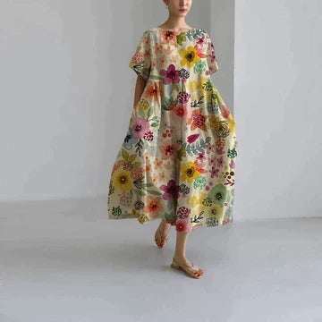 Nolan Women's Dress – Refined Floral Print, Breathable Comfort & Easy Fit