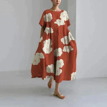 Nolan Women's Dress – Refined Floral Print, Breathable Comfort & Easy Fit
