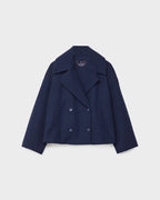 Lachlan Women's Jacket – Short Wrap-Style Wool Coat, Refined & Cozy for Winter