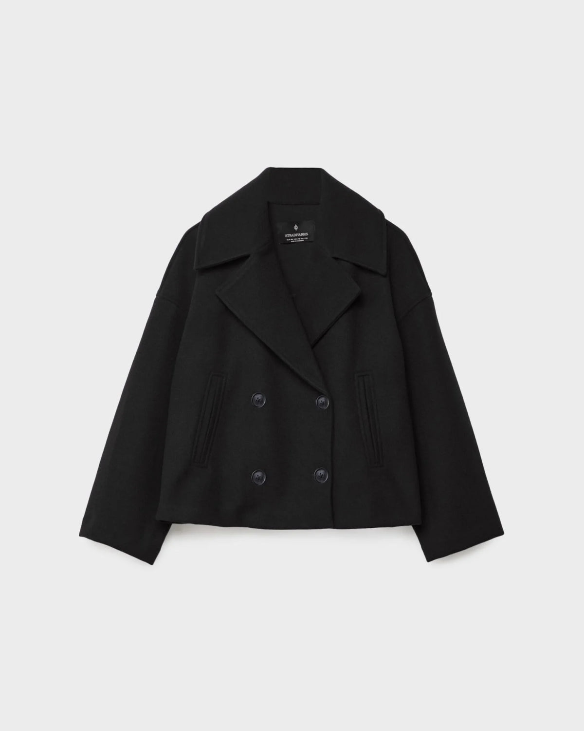 Lachlan Women's Jacket – Short Wrap-Style Wool Coat, Refined & Cozy for Winter