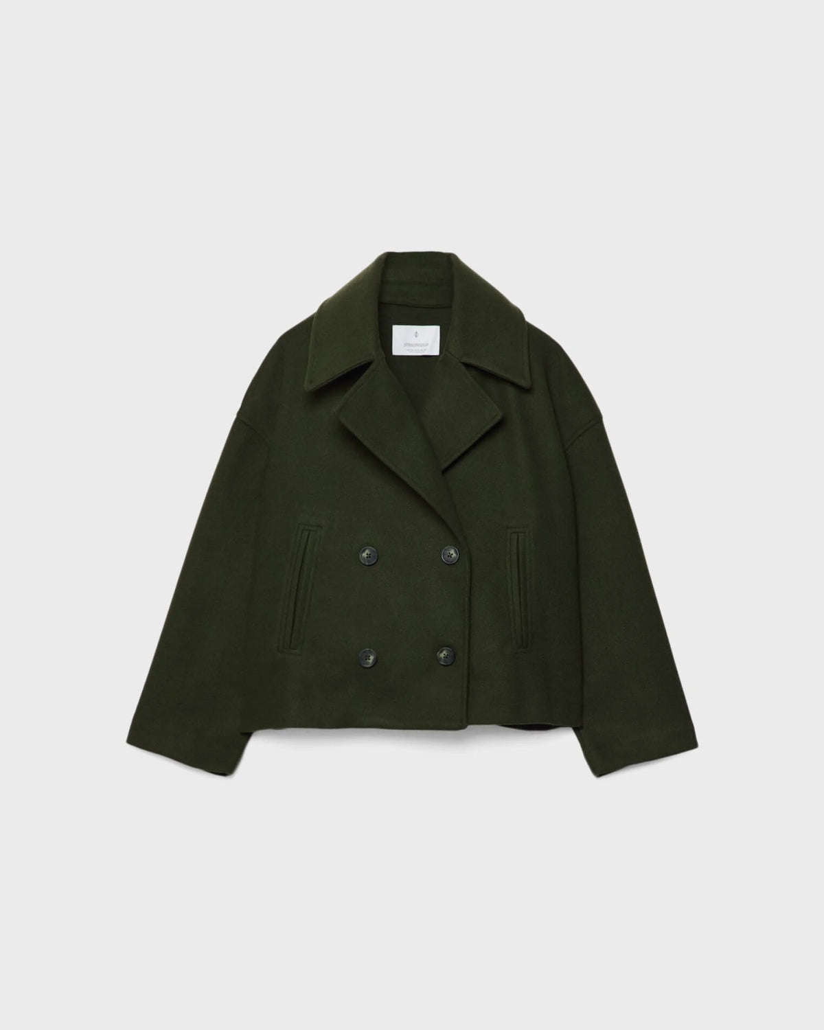 Lachlan Women's Jacket – Short Wrap-Style Wool Coat, Refined & Cozy for Winter