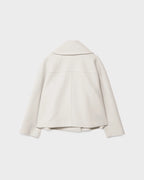 Lachlan Women's Jacket – Short Wrap-Style Wool Coat, Refined & Cozy for Winter