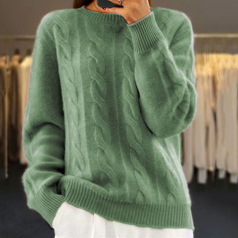 Nikolai Women's Wool Sweater – Plush & Refined Premium Sweater with a Modern, Cozy Style