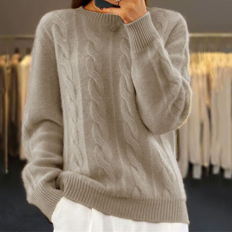 Nikolai Women's Wool Sweater – Plush & Refined Premium Sweater with a Modern, Cozy Style