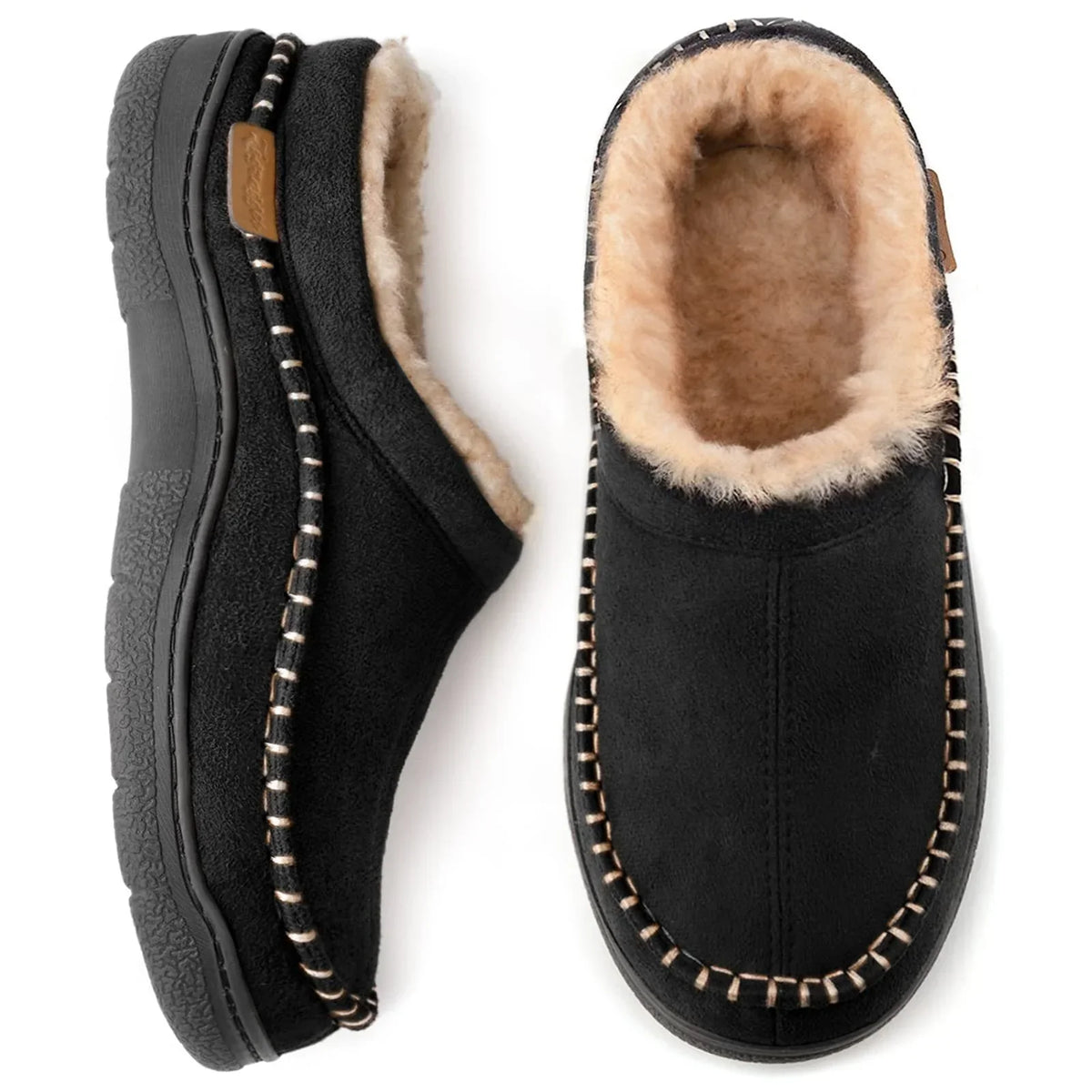 Fitzgerald Men's Slippers – Insulating Lined House Shoes with Non-Slip Sole & Superior Comfort
