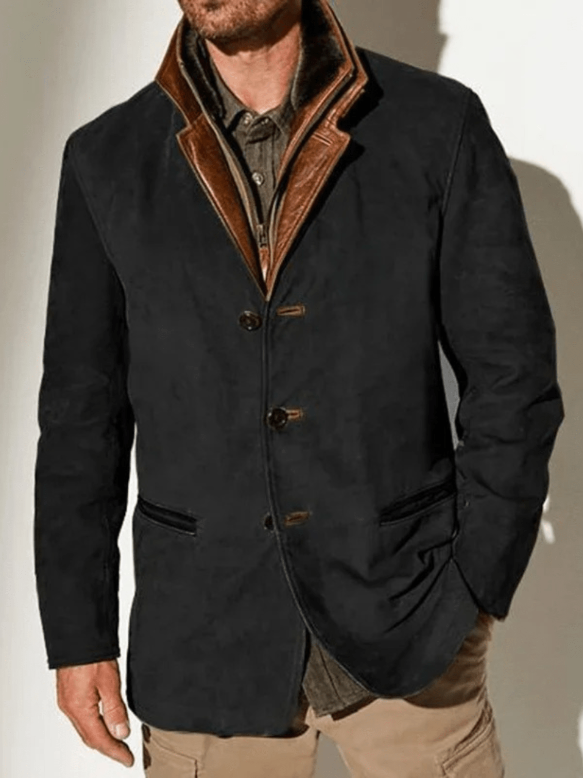 Kian Men's Jacket – Rugged & Refined Vintage Leather Jacket with an Enduring Style