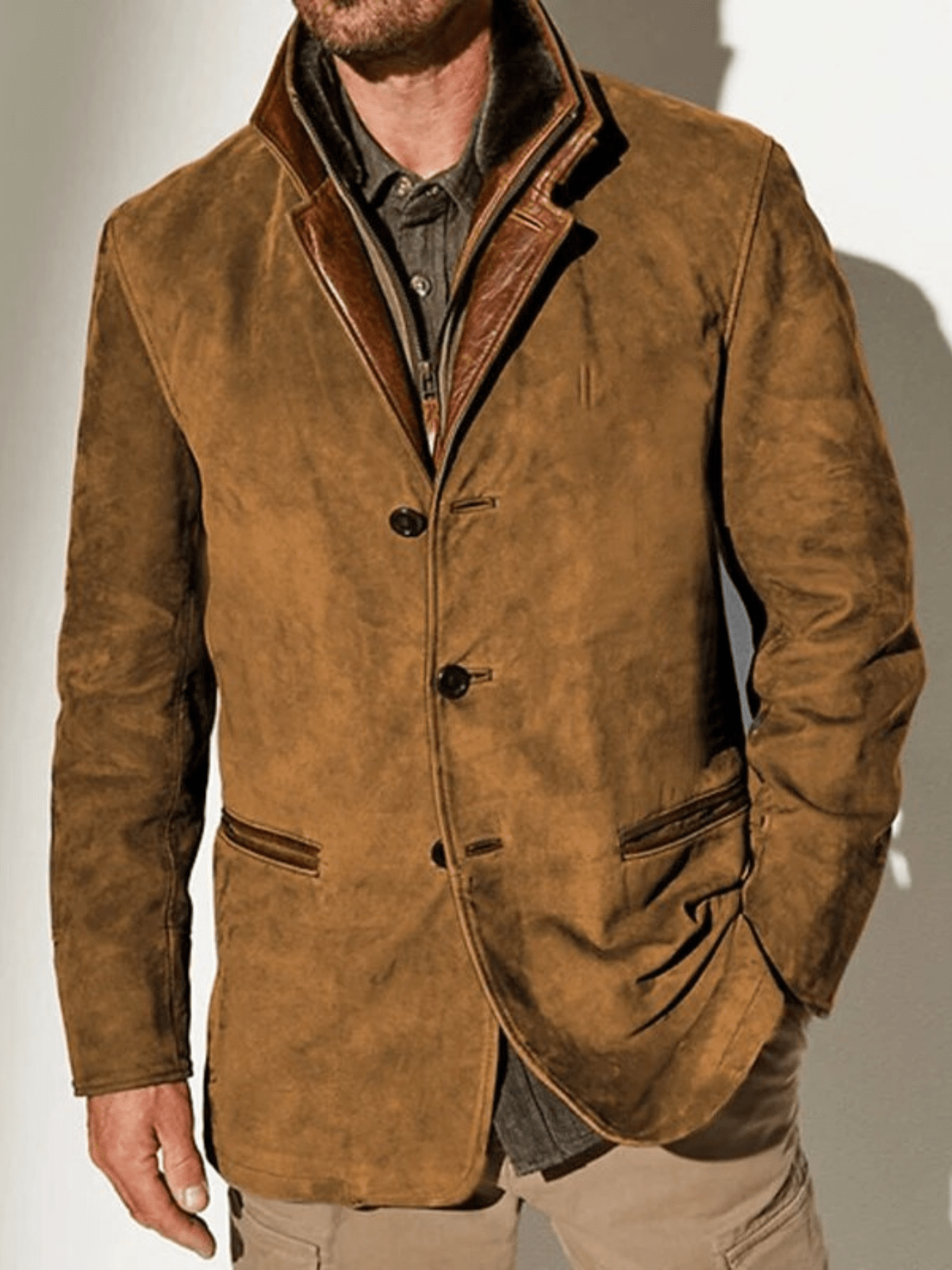 Kian Men's Jacket – Rugged & Refined Vintage Leather Jacket with an Enduring Style