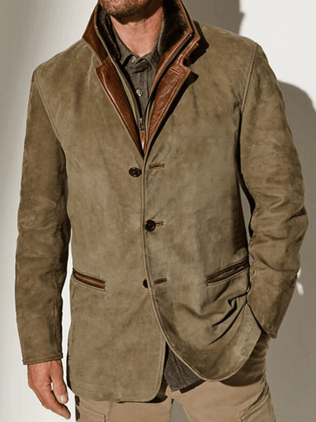 Kian Men's Jacket – Rugged & Refined Vintage Leather Jacket with an Enduring Style