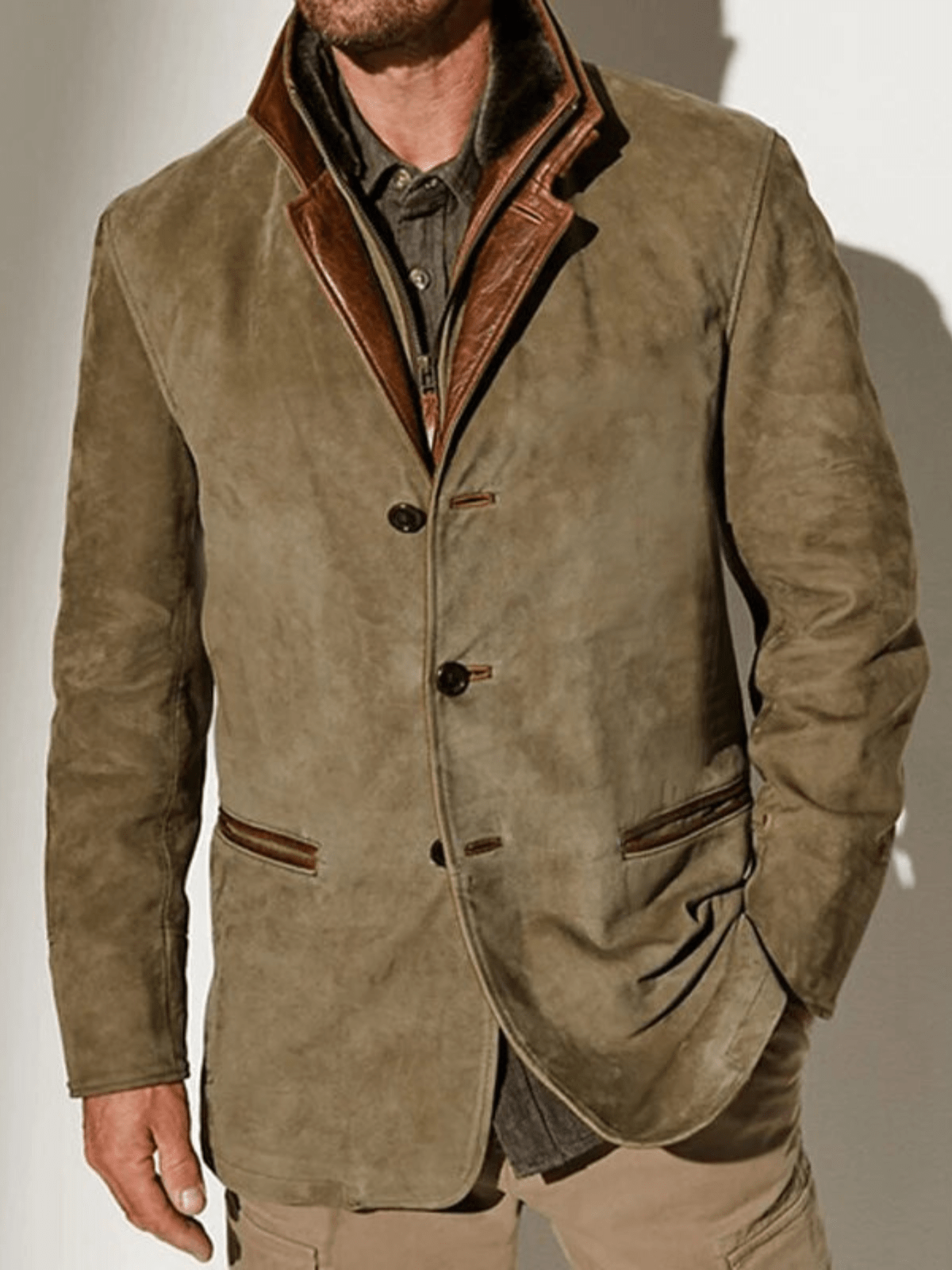 Kian Men's Jacket – Rugged & Refined Vintage Leather Jacket with an Enduring Style