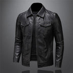 Quinn Men's Premium Leather Jacket – Timeless Style, Built to Last & Refined